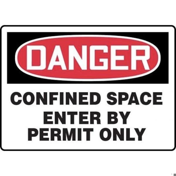 Accuform OSHA DANGER SAFETY SIGN CONFINED FRMCSP134VP FRMCSP134VP - main